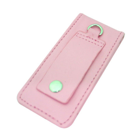 Leather Case+Neck Strap for Ipod NANO 2 4 8 GB In Pink (ip014)